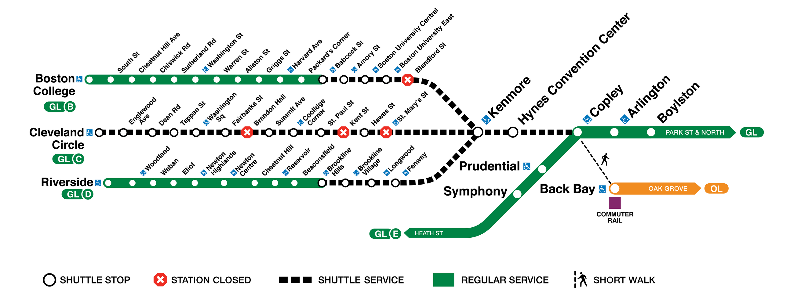 REMINDER: Shuttle Buses Replace Green Line From Copley To Babcock ...